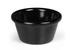 POCILLO NEGRO MELAMINA  LISO 1.5 OZ WINCO